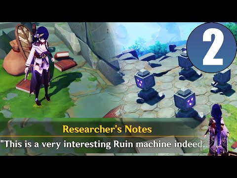 Puzzles with Researchers' Notes to set up electroblocks in Inazuma(part 2) | Genshin Impact