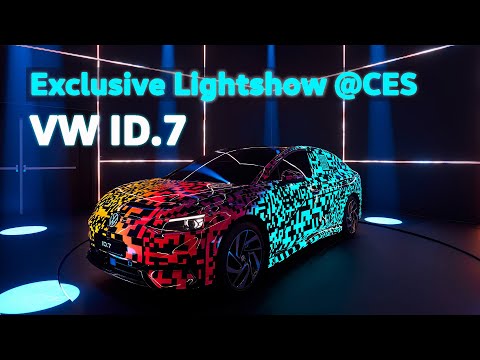 EXCLUSIVE: The all new VW ID.7 lightshow @CES