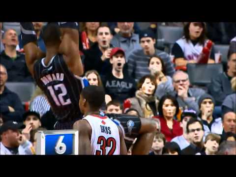 Dwight Howard Monster Dunk on Toronto Raptors