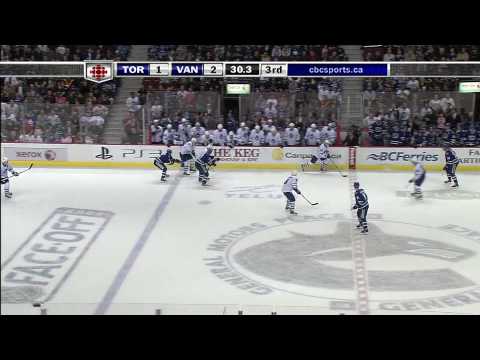Canucks Vs Leafs - Mason Raymond 3-1 Goal - 10.24.09 - HD