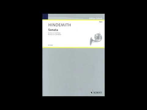 Hindemith Sonata 2nd Mov tempo=90 with guide "Karaoke - Accompaniment"