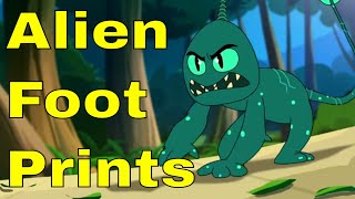 Alien Foot Prints - Chimpoo Simpoo - Detective Fun