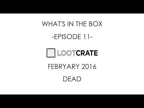geekLIFE Suomi - What's in the Box - Episode 11 - Loot Crate - February 2016
