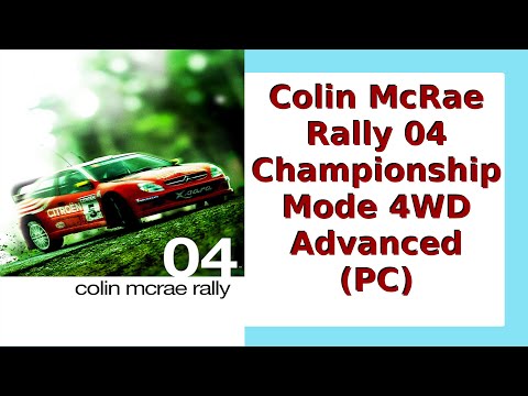 Colin McRae Rally 04 Championship Mode 4WD Advanced Full Gameplay
