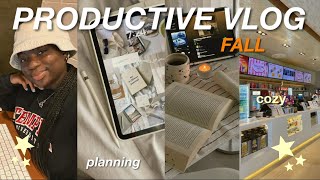 FALL PRODUCTIVE VLOG | goal planning, plans ruined, walking & more..