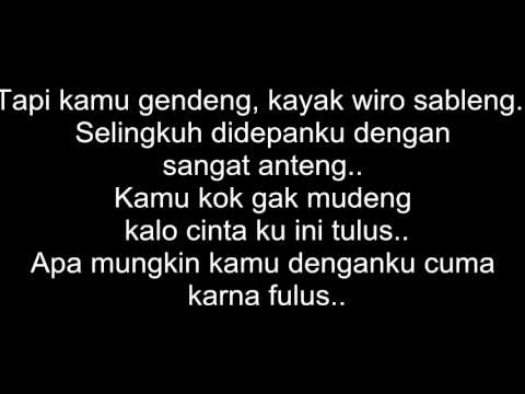 AW DISS - KOK SELINGKUH (LYRICS VIDEO)