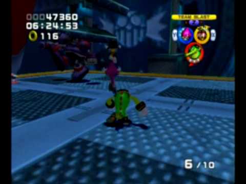 Sonic Heroes All A-ranks/120 Emblems - Team Chaotix Stage 14 - Final Fortress (extra mission)