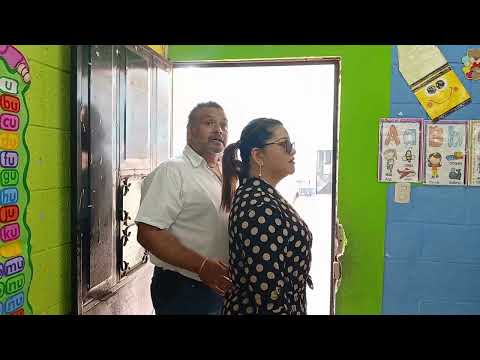 VISITA DEL SEÑOR ALCALDE A ESCUELA DE ALDEA VILLAS DE GUADALUPE