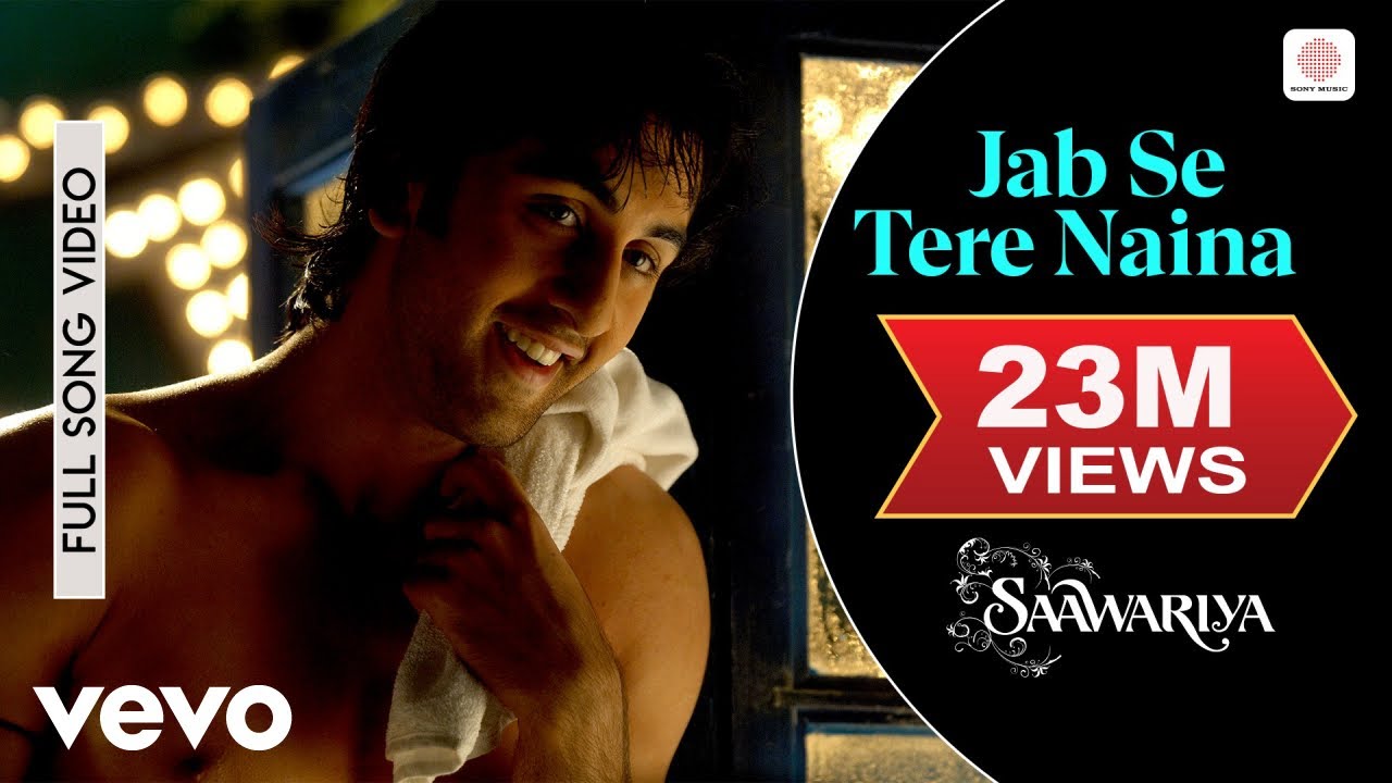 Jab Se Tere Naina Lyrics | Saawariya | Shaan | Monty Sharma