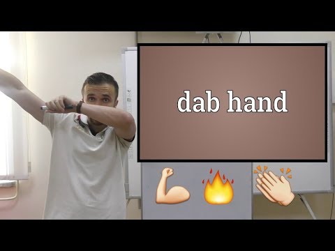 'DAB HAND' Means