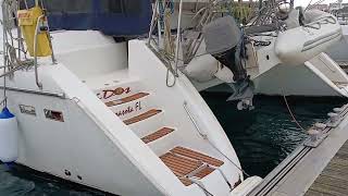 Serious rough waters at the marina