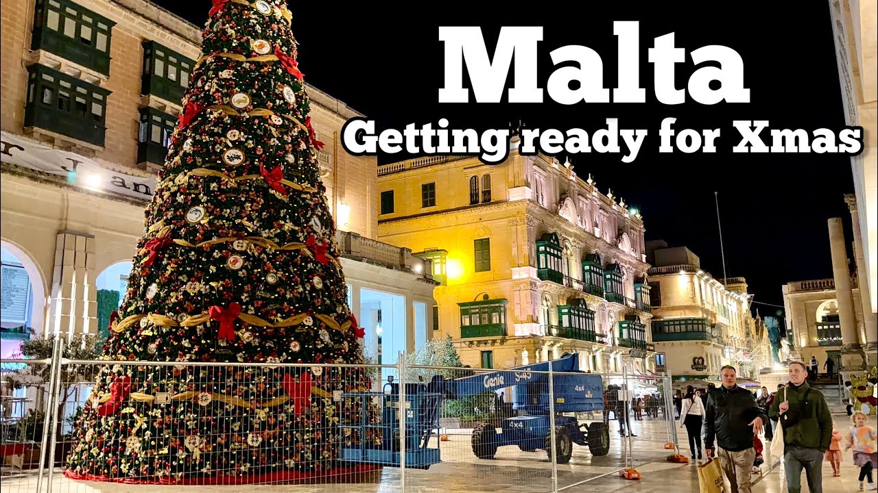 Malta is getting ready for Christmas 😍