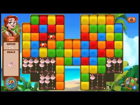 Lost Island Blast Adventure Level 382 - NO BOOSTERS 🏝️ | SKILLGAMING ✔️