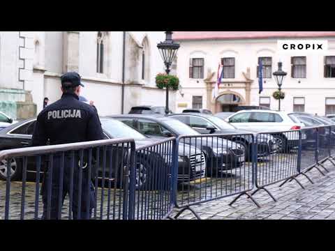 Markov trg zatvoren nakon jučerašnjeg napada na policajca