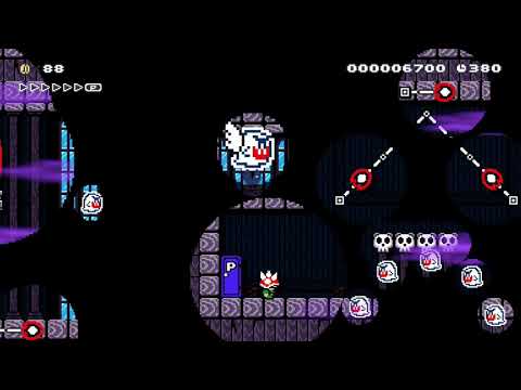 ☆★Ghost Villa★☆ by Lionaris 🍄 Super Mario Maker 2 😶 No Commentary　⚿aba