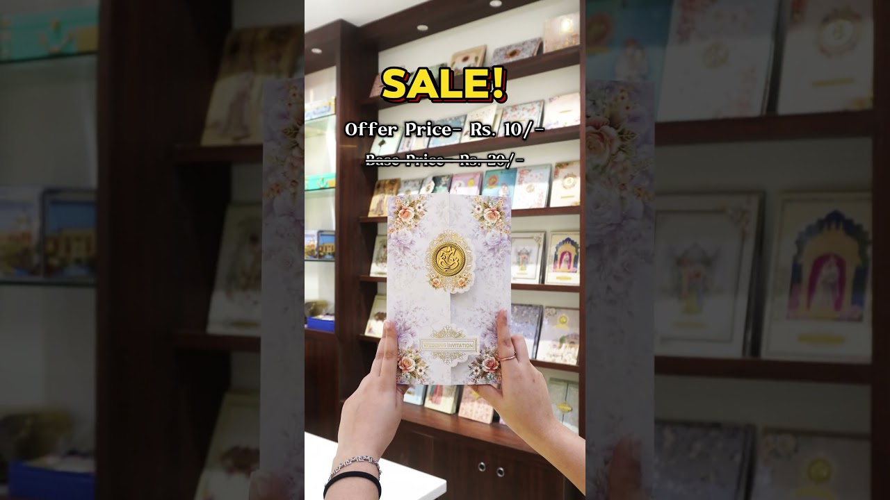 Wedding Card Offer till 30th June Hurry Up!🤑#weddinginvitation #offers #weddingcards #invitation