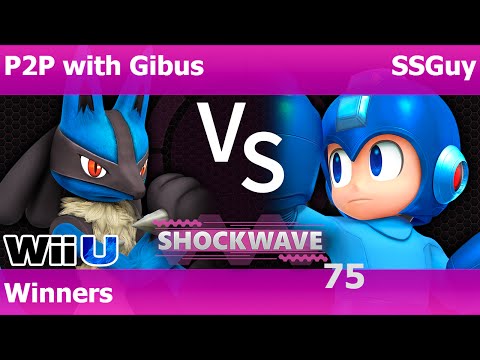 SW Plano 75 - P2P with Gibus (Lucario) vs VGP | SSGuy (Mega Man) Winners - Smash 4