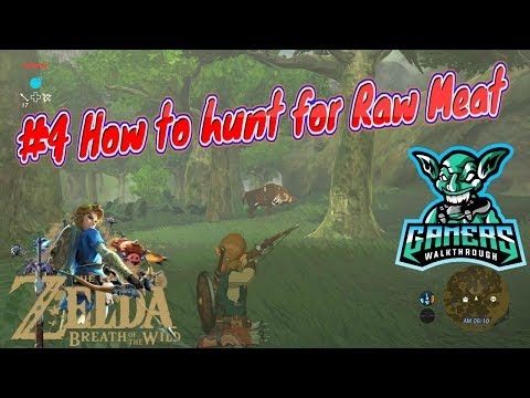 Zelda Breath of the Wild How to Hunt for Raw Meat. Free Warm Doublet Secret Quest