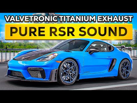 BEST SOUNDING GT4RS?! Porsche Cayman GT4RS Valved Titanium Rear Section + Over Axle Pipes