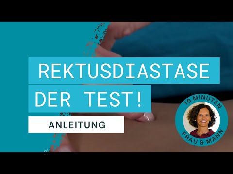 Diastasis rectus: The test!