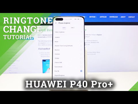 How to Change Ringtone in HUAWEI P40 Pro+ – Find Ringtone List
