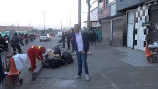 preview picture of video 'Cruce autopista sur frente a San Mateo, Soacha, Colombia. (6AM)'