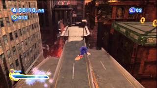 preview picture of video 'Sonic Generations Crisis City act 2 with skills progession'