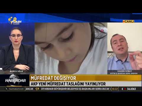 Genel Başkanımız Kadem Özbay, Flash Haber Tv`de yayınlanan Haberdar programında gazeteci Burcu Uğur`un canlı yayın konuğu oldu ve müfredat değişikliği ile ilgili açıklamalarda bulundu. 26/04/2024 | EĞİTİM İŞ