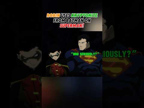 Robin uses KRYPTONITE on Superman! Damian Wayne vs Clark Kent Teen Titans! Batman / Bruce Wayne DCU!