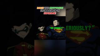 Robin uses KRYPTONITE on Superman! Damian Wayne vs Clark Kent Teen Titans! Batman / Bruce Wayne DCU!