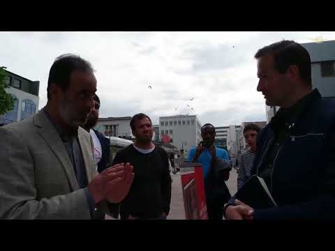 Debatte zwischen Mario Wahnschaffe und Ibrahim Abu Nagi