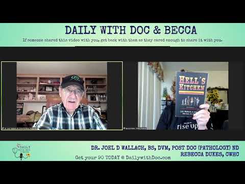 Dr. Joel Wallach - The SKIN and the depth of supporting it from the inside  - Daily with Doc 9/27/23