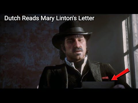 Did You Notice Dutch's Face When He Reads Mary Linton's Letter - RDR2