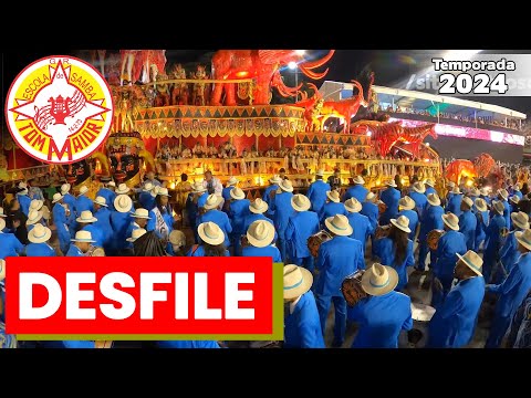 [CAMPEÃ] Tom Maior 2025 |  Bateria no desfile oficial | Samba ao vivo - #DesfileLIGASP25