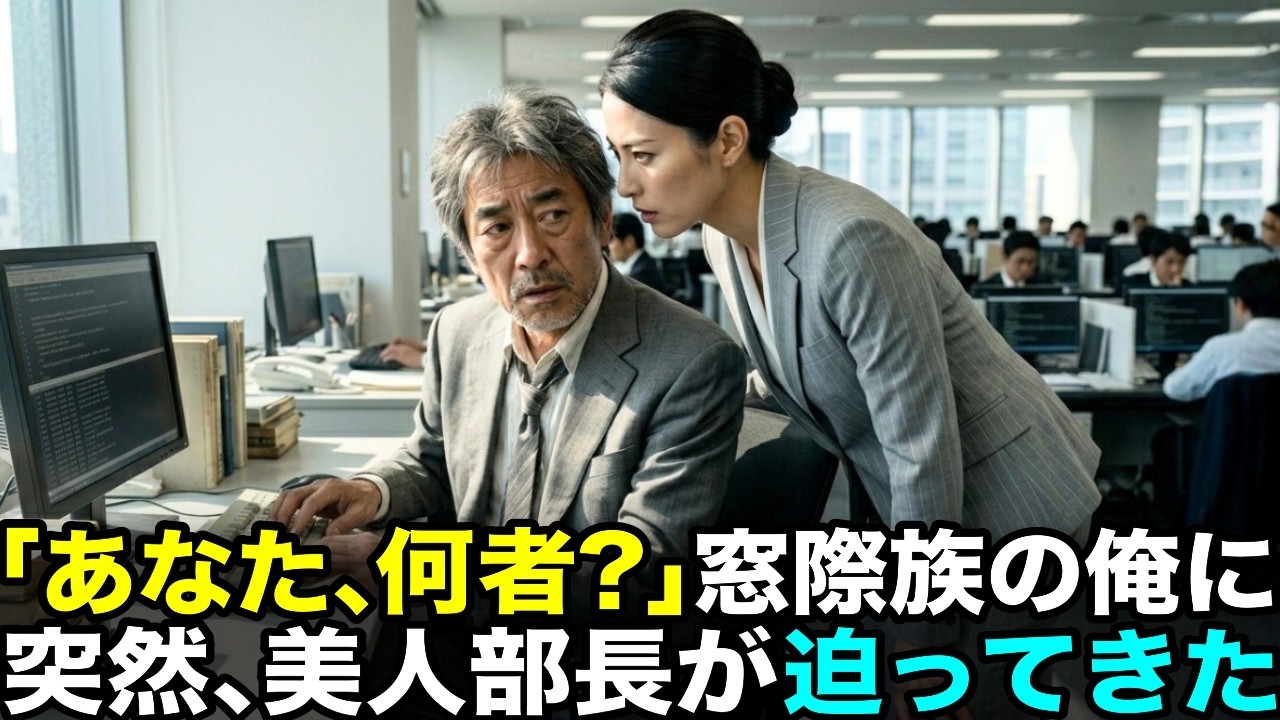 辛い過去を抱え、あえて窓際族になった…そんな俺に、美人上司が突然声を掛けてきた結果…