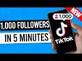 How To Get 1000 Followers On TikTok In 5 Minutes REAL PROOF