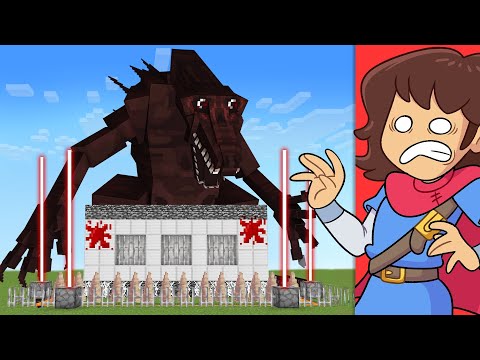 Bloodbath Godzilla vs Security House in Minecraft