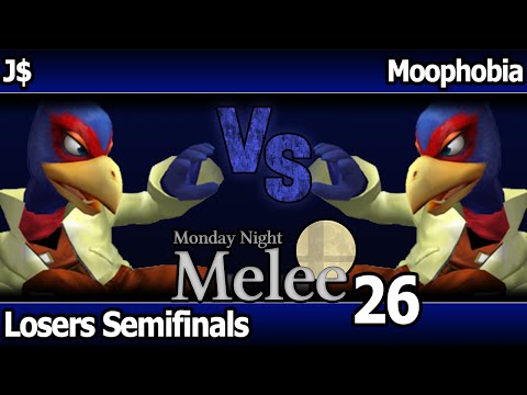 MNM 26 Melee - J$ (Falco) vs Moophobia (Falco) - Losers Semifinals