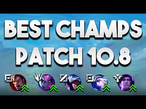 Best Champions Patch 10.8 Solo Queue Tier List | Best Champs To Carry Solo Queue Patch 10.8