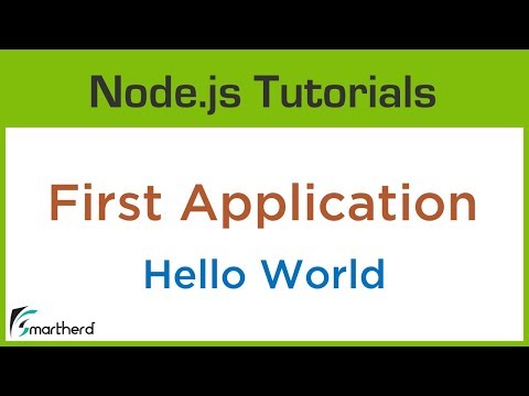 Node js Hello World Example Create first application in Node 1 4