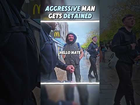 Streamer Forced to Push Back Angry Man 🚨