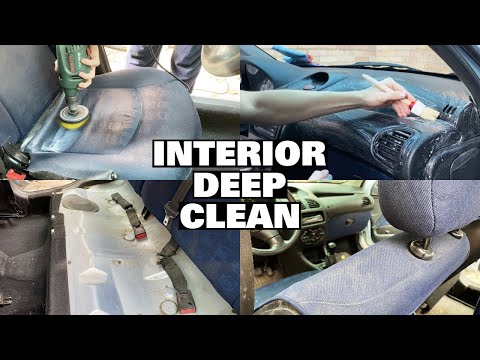 Peugeot 206 Detailing The Dirty Interior | Interior Deep Clean | Car Wash ASMR