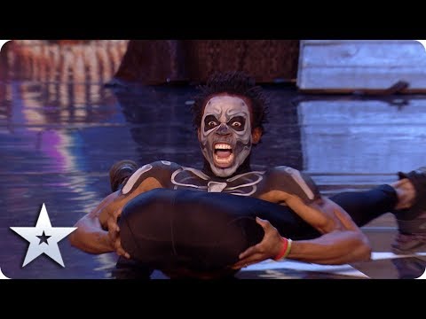 OMG!! Watch contortionist Papi Flex if you DARE! | Auditions | BGT 2020