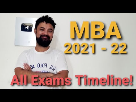 MBA 2021 - 22 Exams Timelines | CAT CET SNAP IIFT XAT Schedule