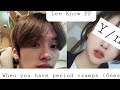 SKZ Lee Know FF When You Have Period Cramps Oneshot