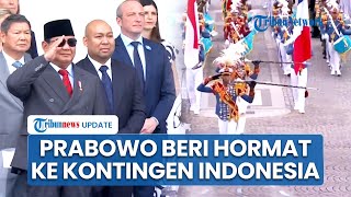 Bangga! Momen Presiden Prabowo Hormat ke Kontingen Indonesia saat Tampil di Bastille Day Prancis