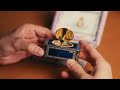 Frères Rochat Miniature Singing Bird Box Movement Signed FR The Mont Blanc View From Lac Léman