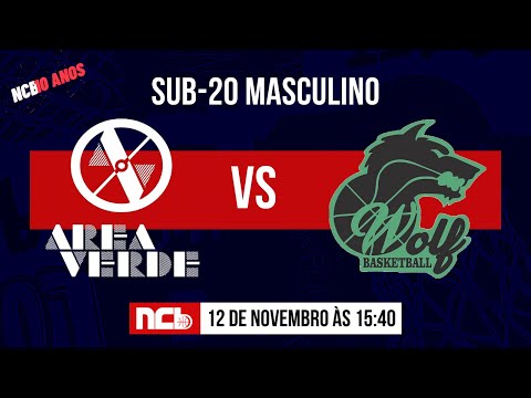 BASQUETE ÁREA VERDE X WOLF BASKETBALL - NCB SUB-20 MASCULINO 2022.2