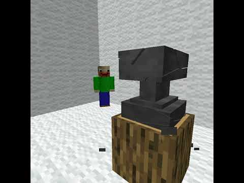 Baldi's new VASE meme but in Minecraft