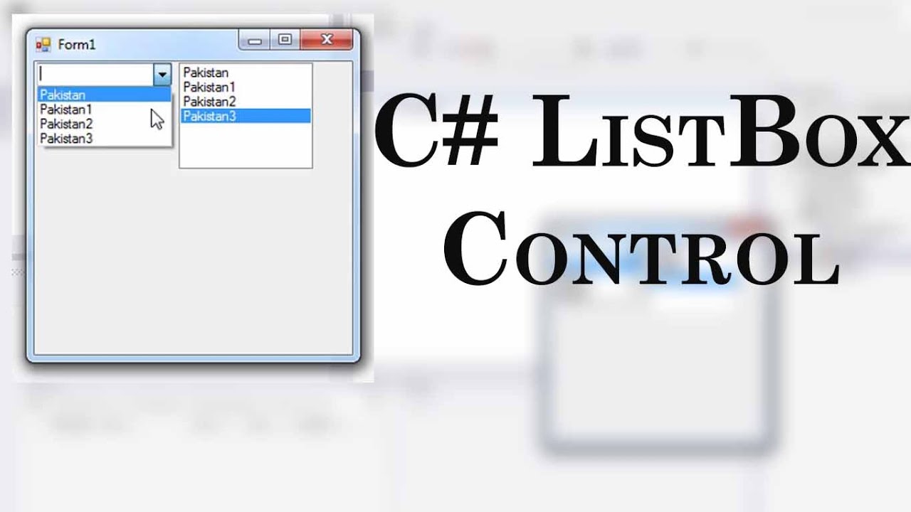 051 - C# ListBox Control